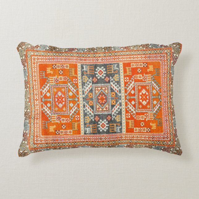 Sunlit Moroccan Weave Accent Pillow (Front)