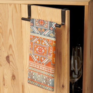 Sunlit Moroccan Weave Kitchen Towel