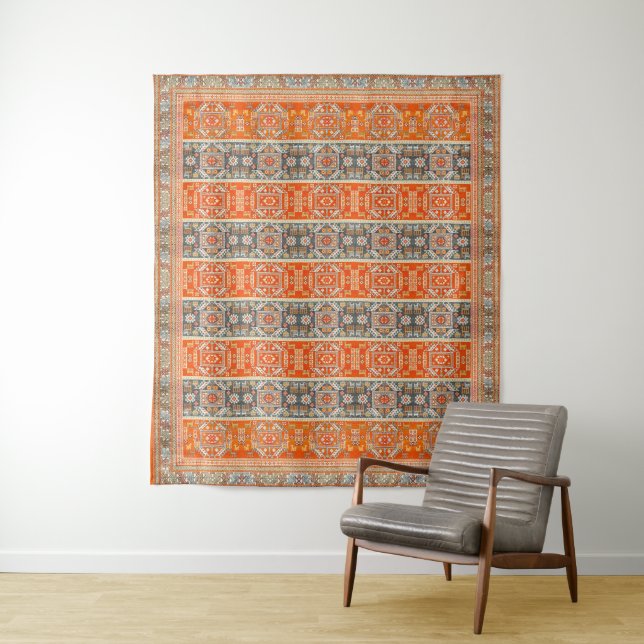 Sunlit Moroccan Weave Tapestry (In Situ)