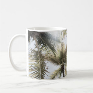 Sunlit Palm Jungle #1 #tropical #wall #art Coffee Mug