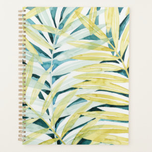 Sunlit Palms - Palm Tree Leaves Planner