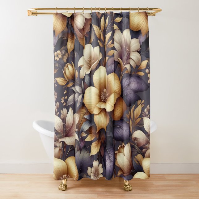 Sunlit Petals Purple Floral (Creator Uploaded)