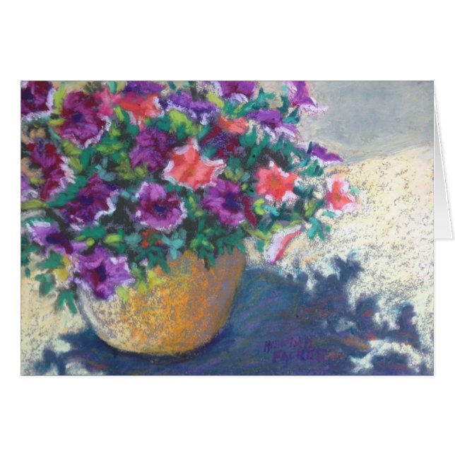 sunlit Petunias (Front Horizontal)