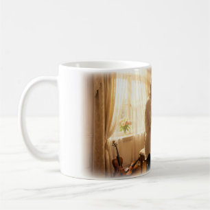 Sunlit Piano Romance and Quiet Love Mug