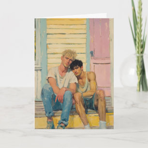Sunlit Porch Embrace Card