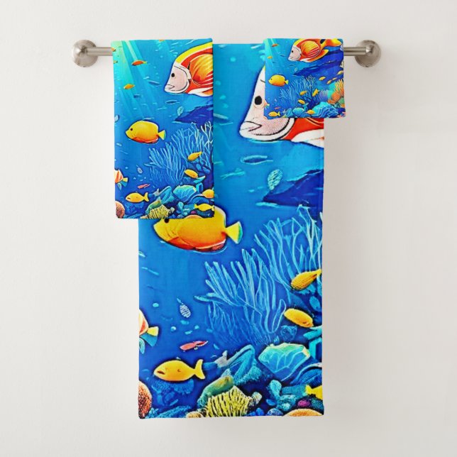 Sunlit Reef Life Art (En situation)
