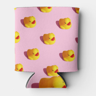 Sunlit rubber duck, minimal wallpaper can cooler