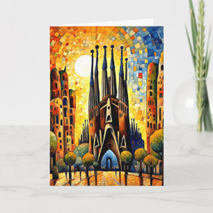 Sunlit Sagrada Card