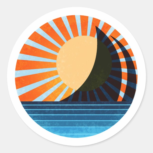 Sunlit Sail Sticker Blaze (Front)