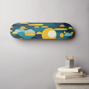 Sunlit Sea  Skateboard