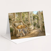 Sunlit Slumber Watercolor Note Card