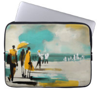 Sunlit Stroll – Abstract Figures In Open Light