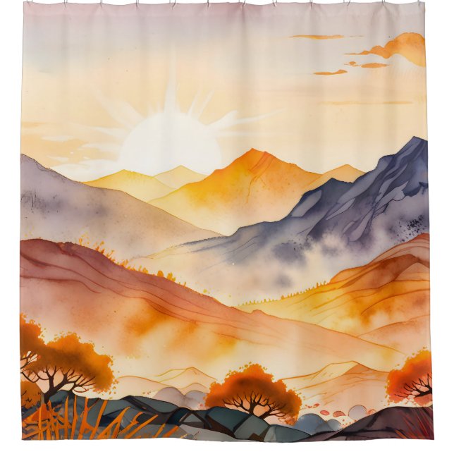 Sunlit Trees and Shadowed Valleys (Front)