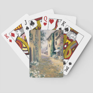Sunlit Villa I Playing Cards
