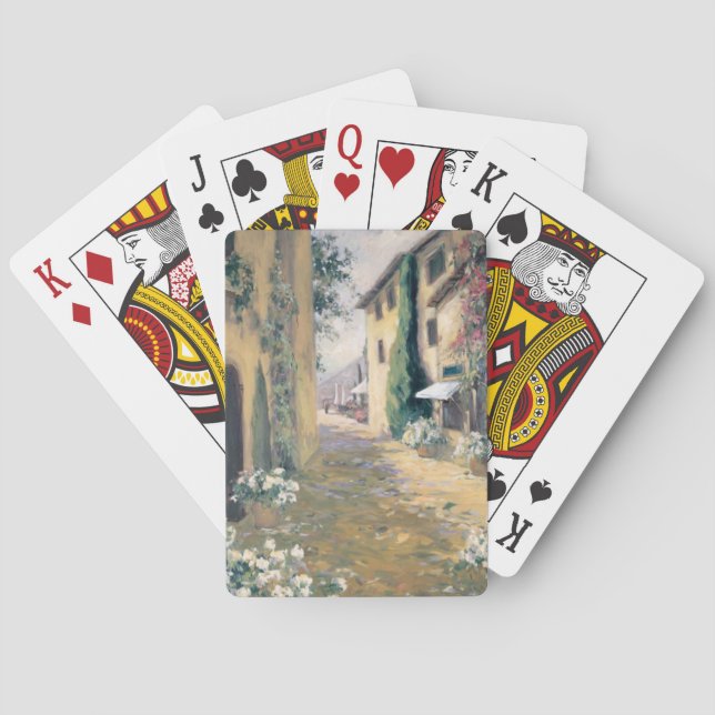 Sunlit Villa I Playing Cards (Back)