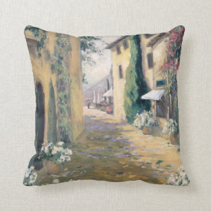 Sunlit Villa I Throw Pillow
