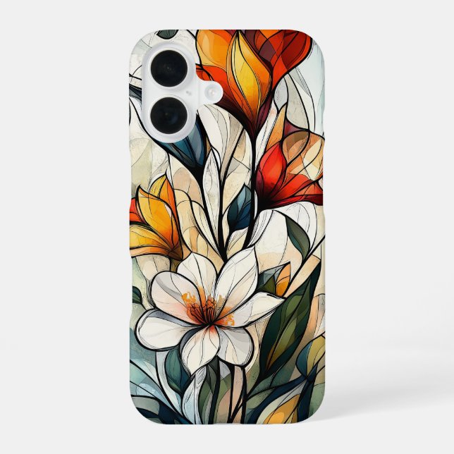Sunlit Vine iPhone 16 Case (Back)