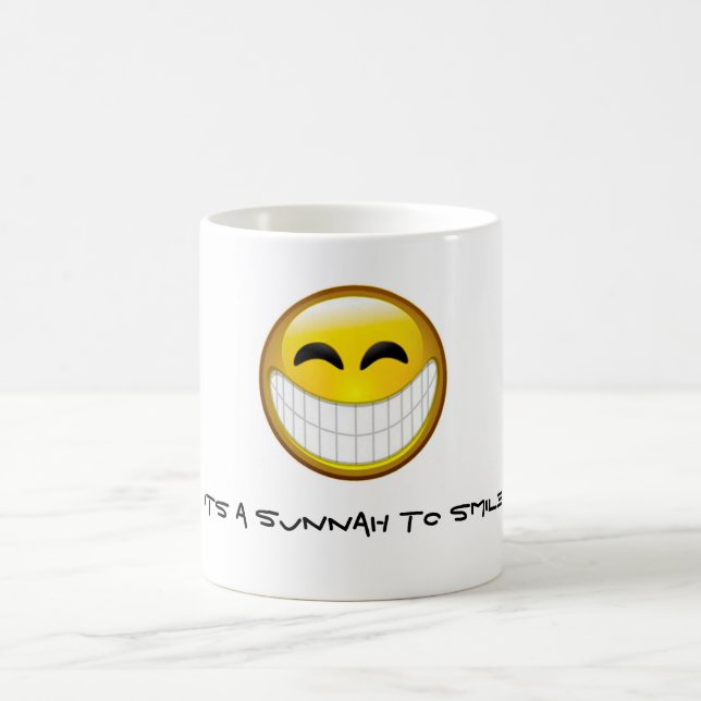 Sunnah to smile coffee mug (Center)