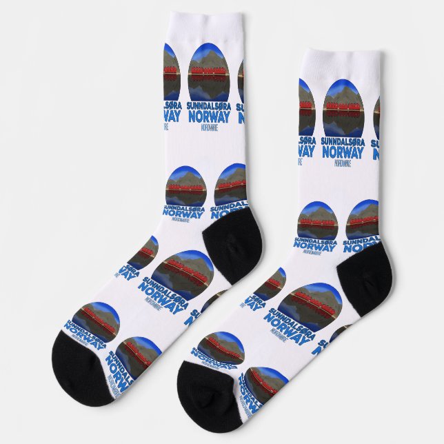 Sunndalsøra Nordmøre Norway Socks (Left)