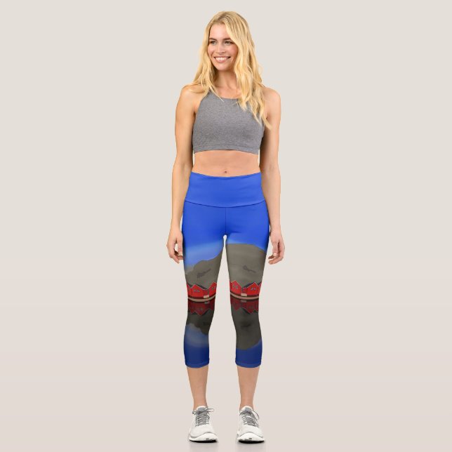 Sunndalsøra Norway Capri Leggings (Front)
