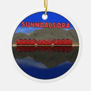 Sunndalsøra Norway Ceramic Ornament