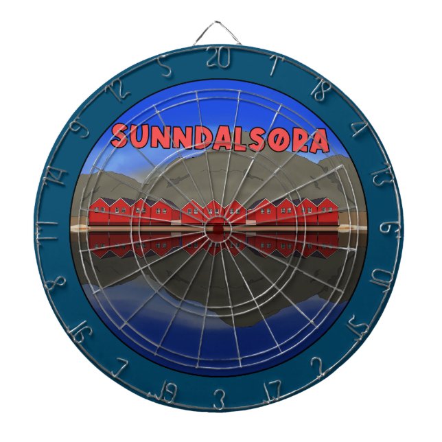 Sunndalsøra Norway Dartboard (Front)