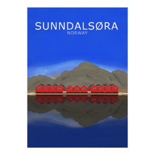 Sunndalsøra Norway Photo Print