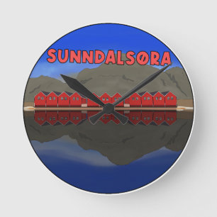 Sunndalsøra Norway Round Clock