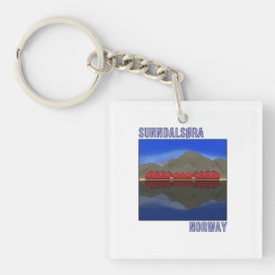 Sunndalsora Norway Scandinavian Keychain