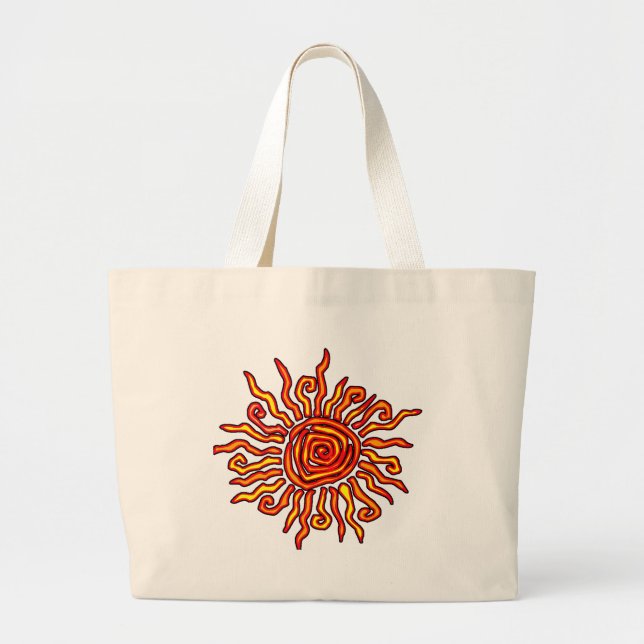 Sunndy Day Large Tote Bag (Front)