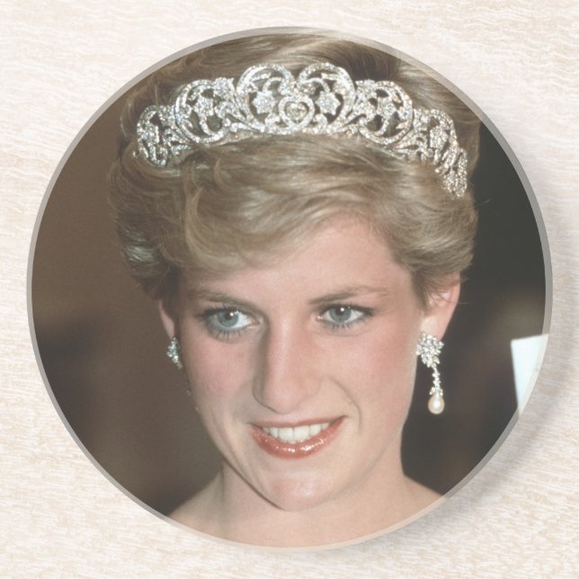Sunning! HRH Princess of Wales Coaster (Front)