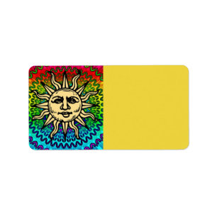 Sunny Address Label