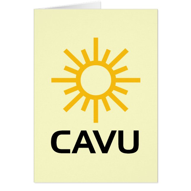 Sunny Aviation Lingo CAVU (Front)