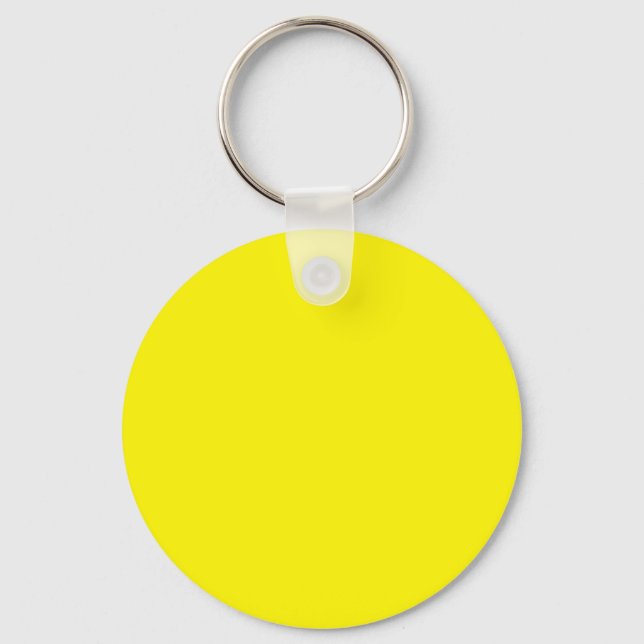 Sunny Bright Yellow Keychain (Front)