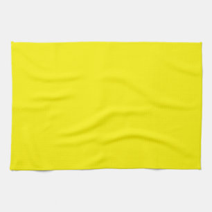 Sunny Bright Yellow Kitchen Towel