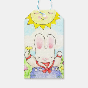 Sunny Bunny gift tag