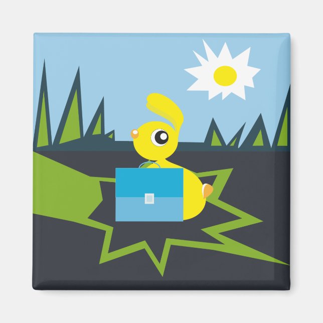 Sunny Bunny Magnet (Front)