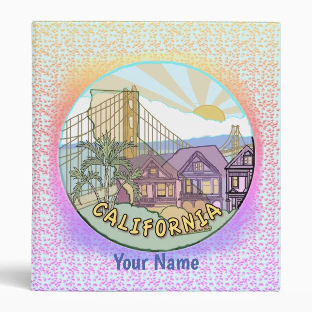 Sunny California binder (Front)