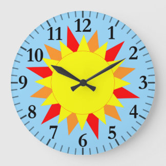 Sunny Clock 2 - With Hour & Minute Ticks