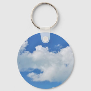 sunny cloud keychain