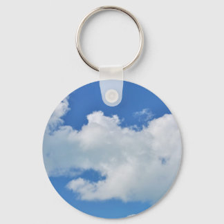sunny cloud keychain
