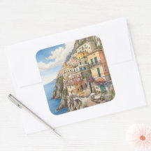 Sunny Coastal Hillside Terrace