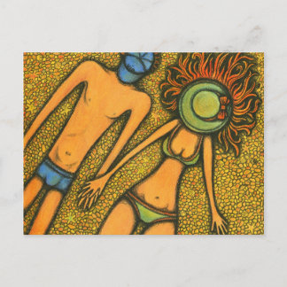 Sunny Couple Postcard