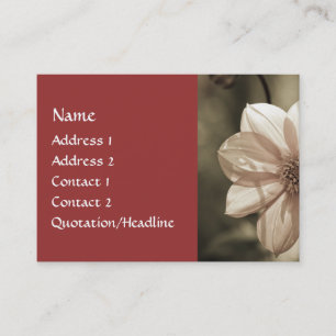 Sunny Dahlia Business Card