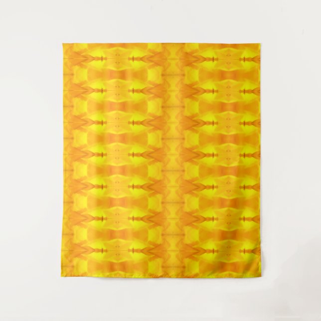 Sunny Daisy Ikat 4 Tapestry (Front)