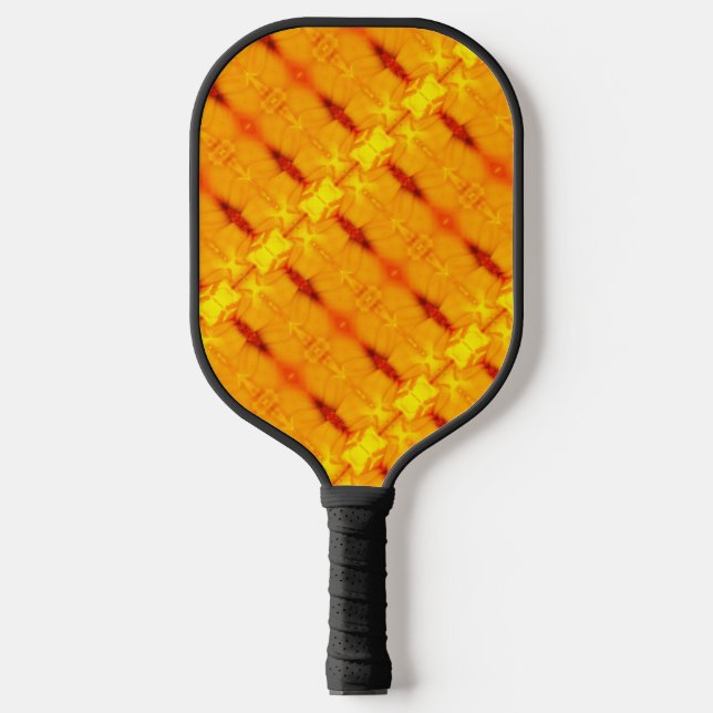 Sunny Daisy Ikat Recoleta Pickleball Paddle (Front)