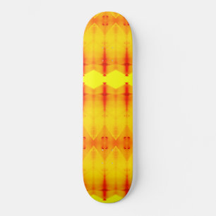 Sunny Daisy Ikat Too Zen Sangria Skateboard