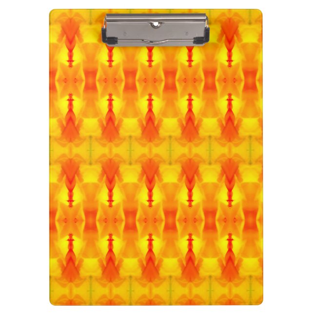 Sunny Daisy Miami Ikat 4 Clipboard (Front)