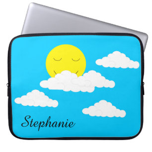 Sunny Day and Clouds: Laptop Sleeve