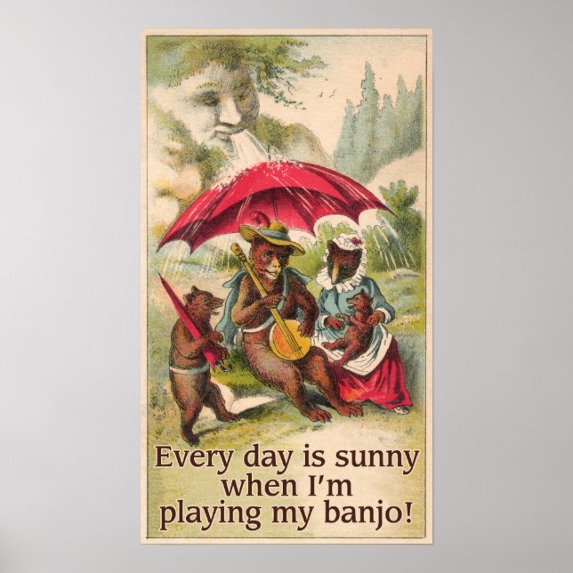 Sunny Day Bear Poster (Front)